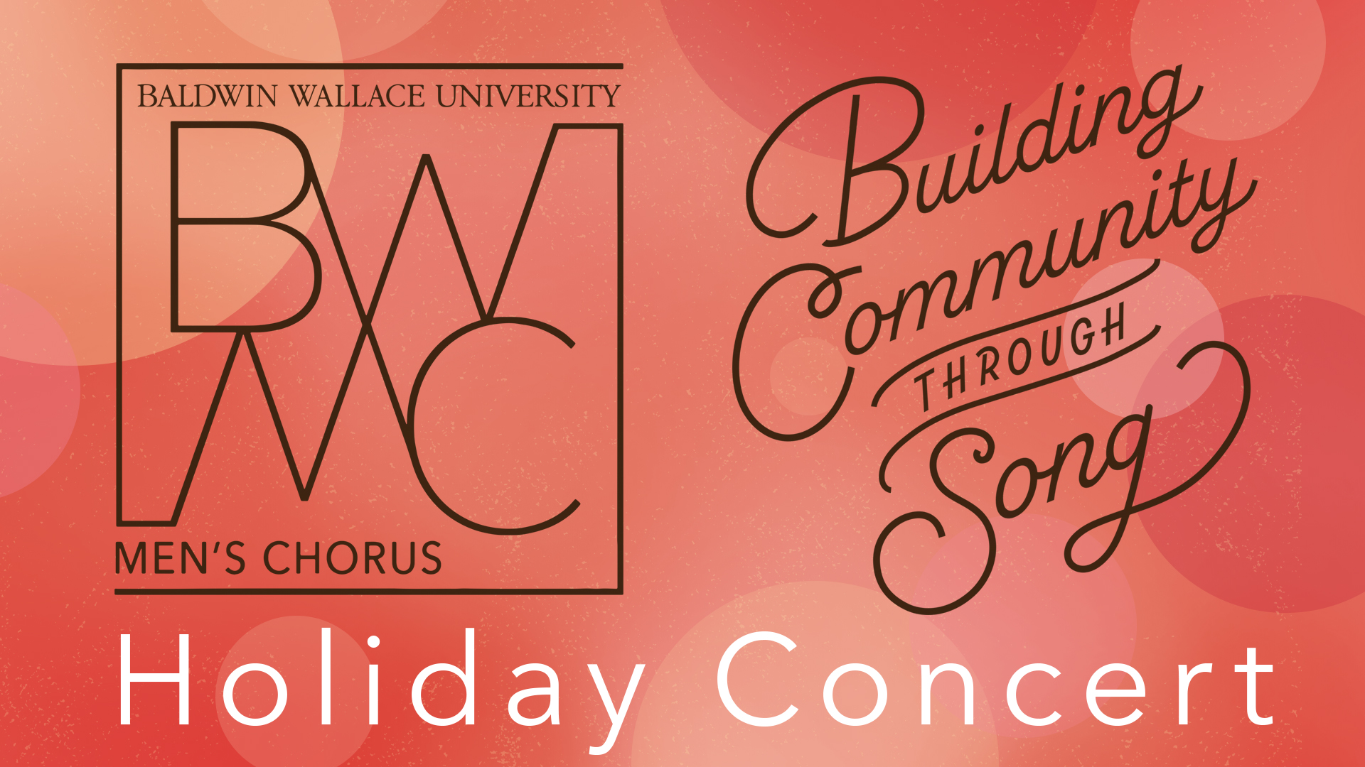 Community Arts School: Men's Chorus Holiday Concert
